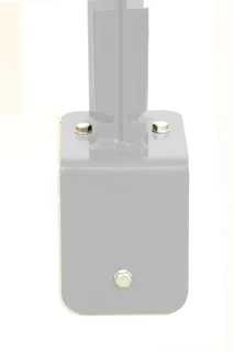 Poteau grillage rigide 0867mm  Starlight 2525 Sablé - DeltaMax platine équerre soudée - Produits de clôture Verpillat