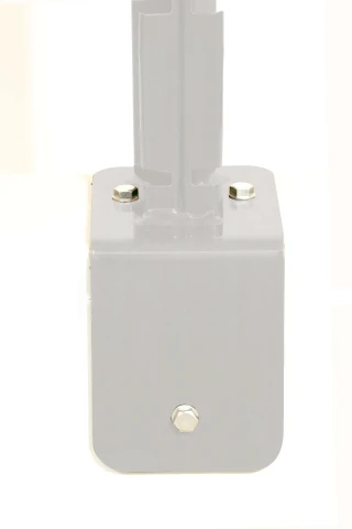 Poteau grillage rigide 0867mm Galet 2525 - DeltaMax platine équerre soudée