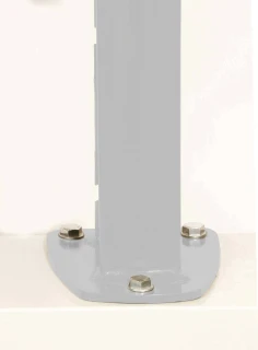 Poteau grillage rigide 1967mm  Starlight 2525 Sablé - DeltaMax platine soudée - Produits de clôture Verpillat