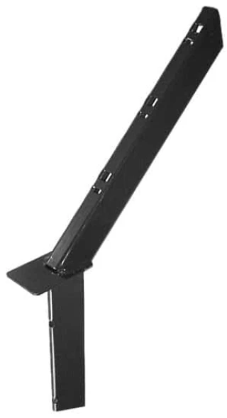 Bavolet extérieur clôture rigide 350mm gris