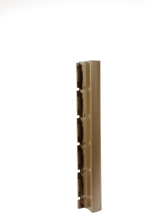 Poteau grillage rigide 1467mm  Bronze 2525 - DeltaMax à sceller - Produits de clôture Verpillat