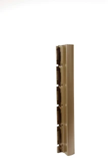 Poteau grillage rigide 2567mm  Bronze 2525 - DeltaMax à sceller - Produits de clôture Verpillat