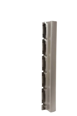 Poteau grillage rigide 1267mm Gris 2900 Sablé - DeltaMax à sceller