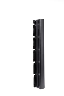 Poteau grillage rigide 2167mm  Noir 2200 Sablé - DeltaMax à sceller - Produits de clôture Verpillat
