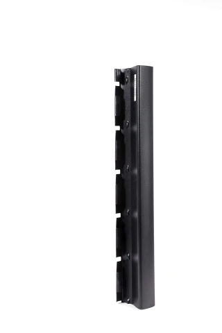 Poteau grillage rigide 1267mm Noir 2200 Sablé - DeltaMax à sceller