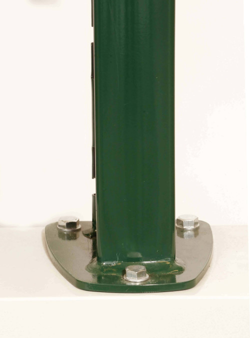 DeltaMax Platine soudée - 1467mm - Vert - Ce poteau a été spécialement conçu pour les panneaux rigides