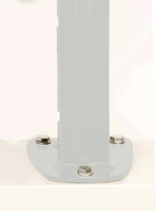 Poteau grillage rigide 0867mm Galet 2525 - DeltaMax platine soudée
