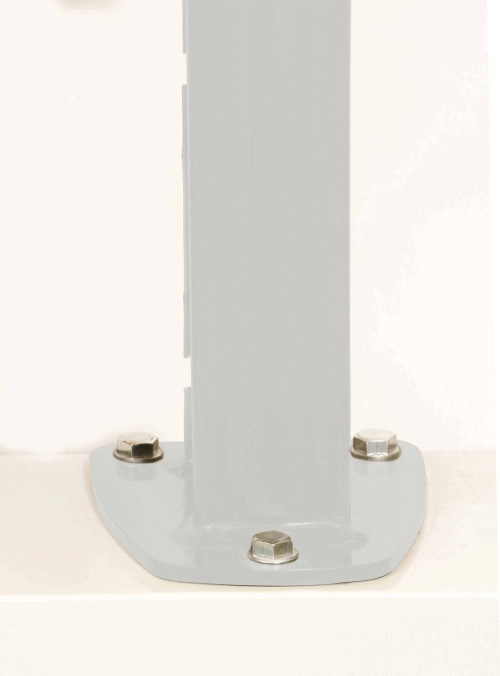 DeltaMax Platine soudée - 1867mm - Galet 2525 - Ce poteau a été spécialement conçu pour les panneaux rigides