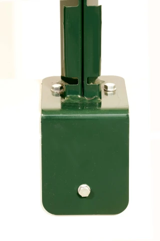 Poteau grillage rigide 0867mm Vert - DeltaMax platine équerre soudée