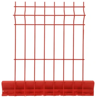 Panneau rigide 1,20m - Rouge clair brillant - Produits de clôture Verpillat