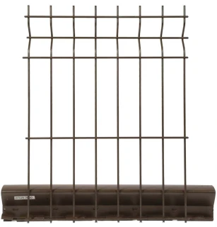 Panneau rigide 1,00m - Brun 2650 Sablé - Produits de clôture Verpillat