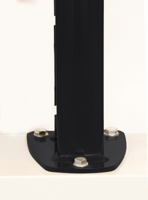DeltaMax Platine soudée - 1767mm - Noir foncé - Ce poteau a été spécialement conçu pour les panneaux rigides